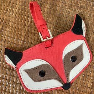 Kate Spade Fox luggage tag